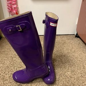 Purple Hunter Boots